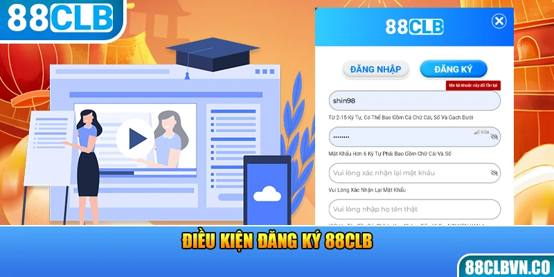 Điều kiện đăng ký 88CLB