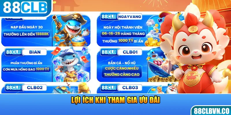 Lợi ích khi tham gia ưu đãi