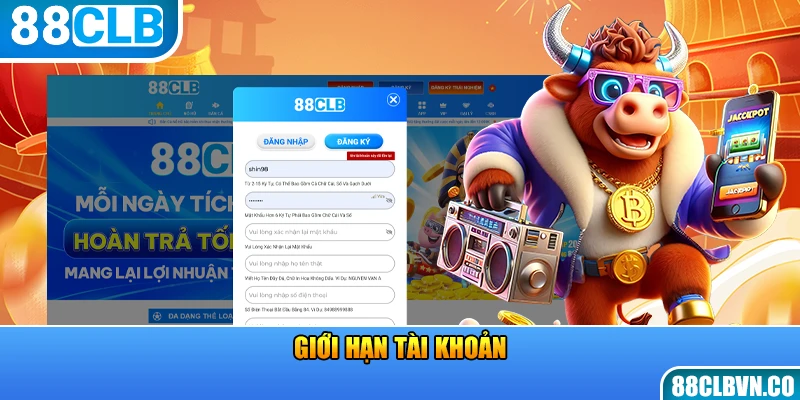 Giới hạn tài khoản