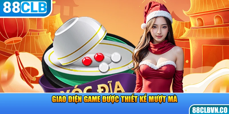 Giao diện game được thiết kế mượt mà 