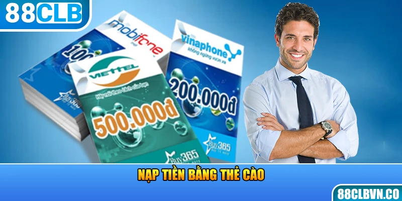 Nạp tiền bằng thẻ cào